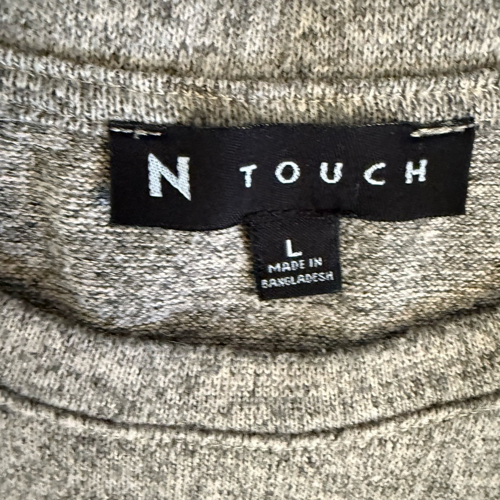 Gray Button-Accent Women's Top - Picture 2 of 8